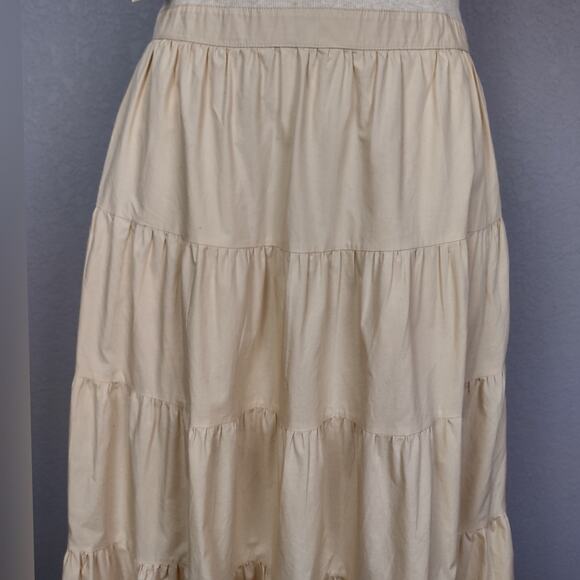 Ulla Johnson Hope Tiered Tie Shoulder Cotton Dress Size Medium Summer Wedding - Picture 12 of 16